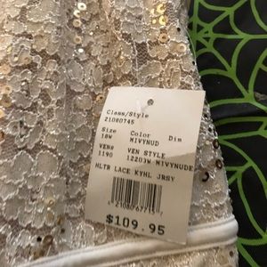 White and gold formal gowns